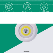 Set lámparas led cob mando | 3 luces fáciles