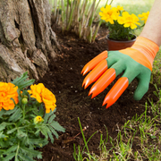 Guantes jardinería con garras impermeables