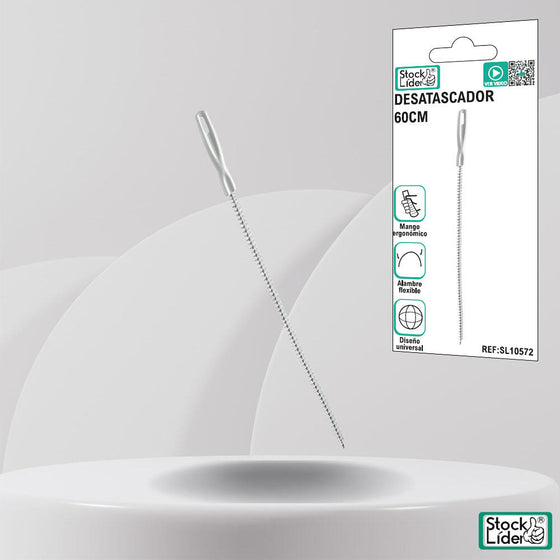 Desatascador 60cm para tuberías y desagües