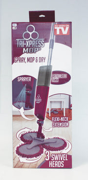 Mopa triple con spray y microfibra