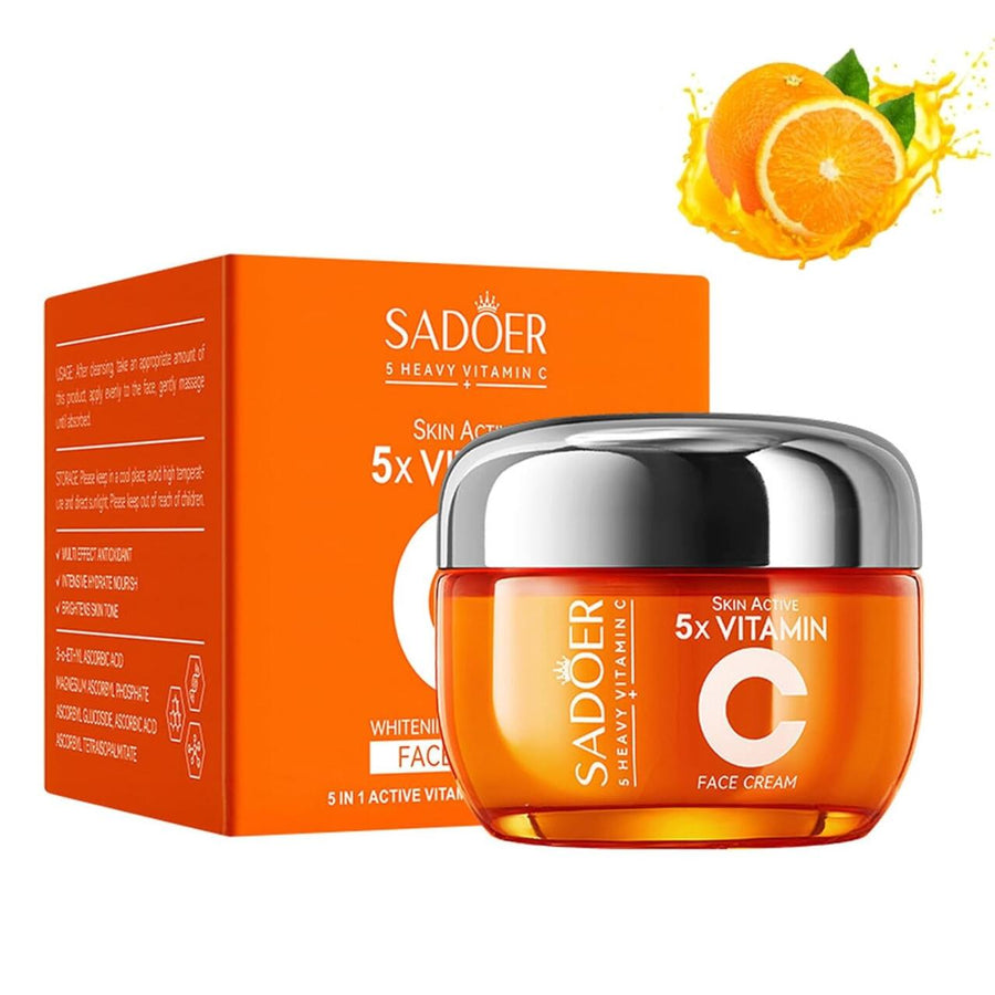 Crema facial vitamina C y niacinamida