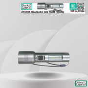 Linterna recargable con zoom potente | ViamoMas