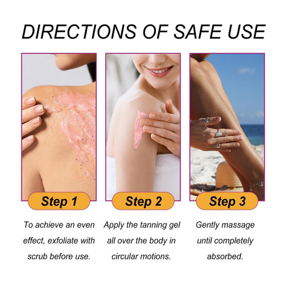 Gel intensificador de bronceado hidratante