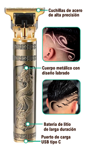 Maquinilla cortapelo USB-C precisa