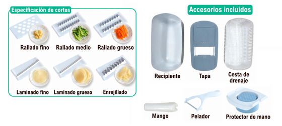 Cortador de verduras 6 en 1 | ViamoMas