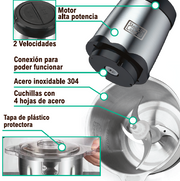 Picadora eléctrica 1200W 2L | ViamoMas