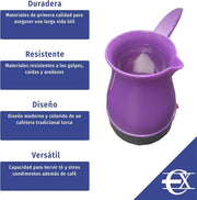 Cafetera 0.5L compacta para café diario