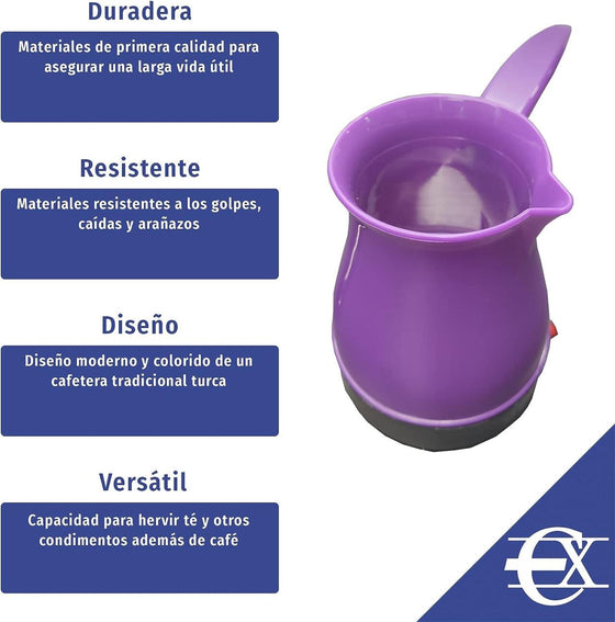 Cafetera 0.5L compacta para café diario