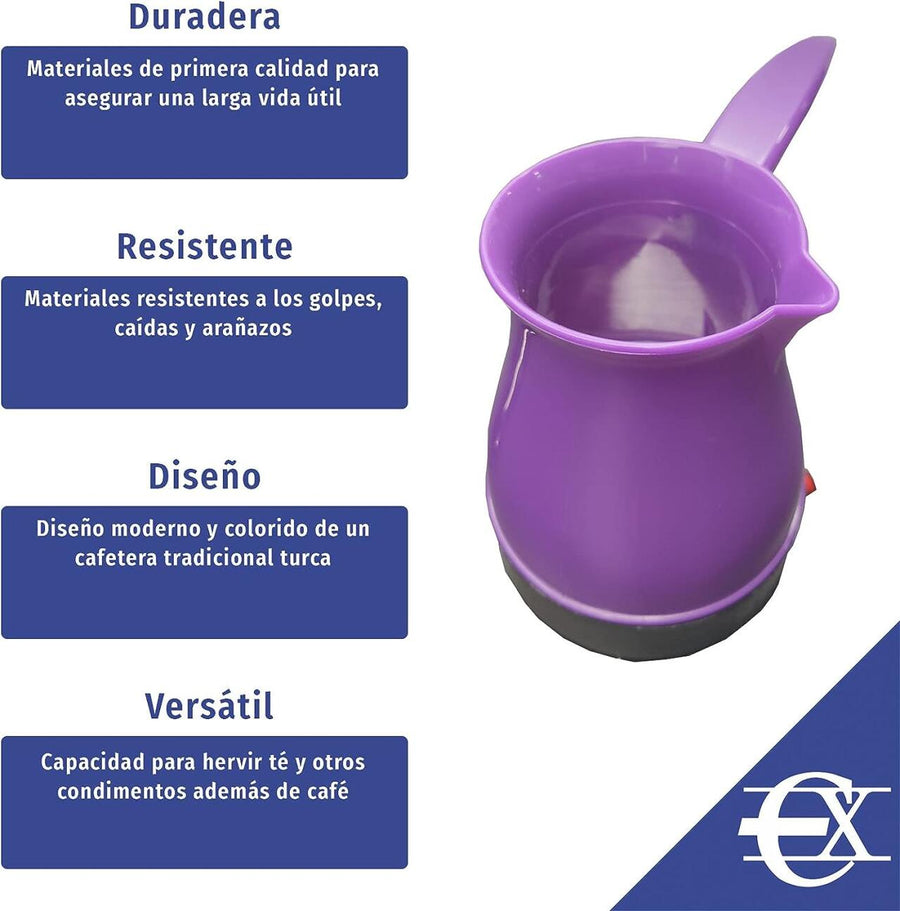 Cafetera 0.5L compacta para café diario