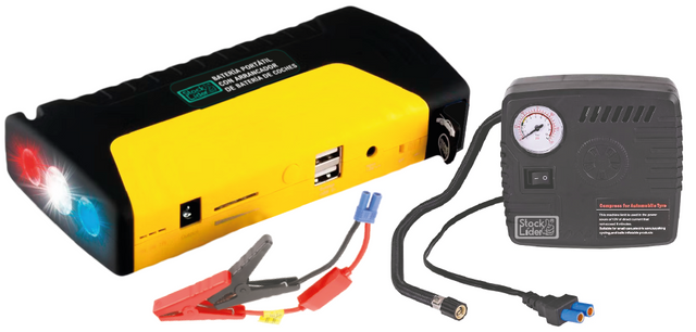 Arrancador para coches con compresor