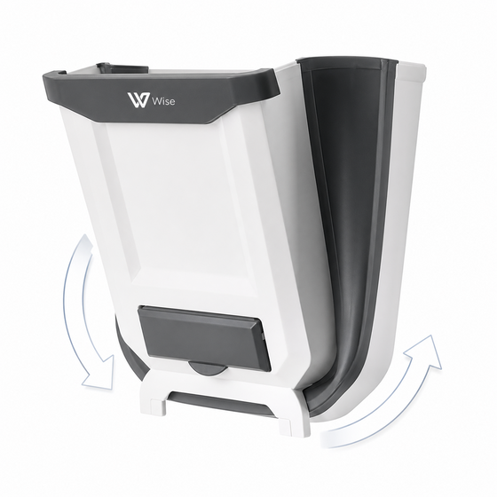 Papelera plegable colgante cocina