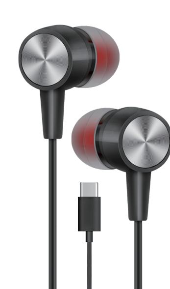 Auriculares Tipo C con cable y USB-C