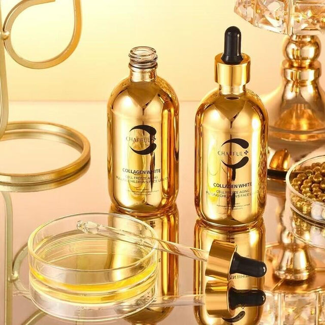 Solución facial antiedad con colágeno