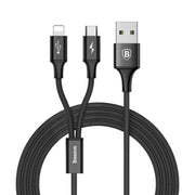 Cable USB 2 en 1 3A 1,2 m | ViamoMas
