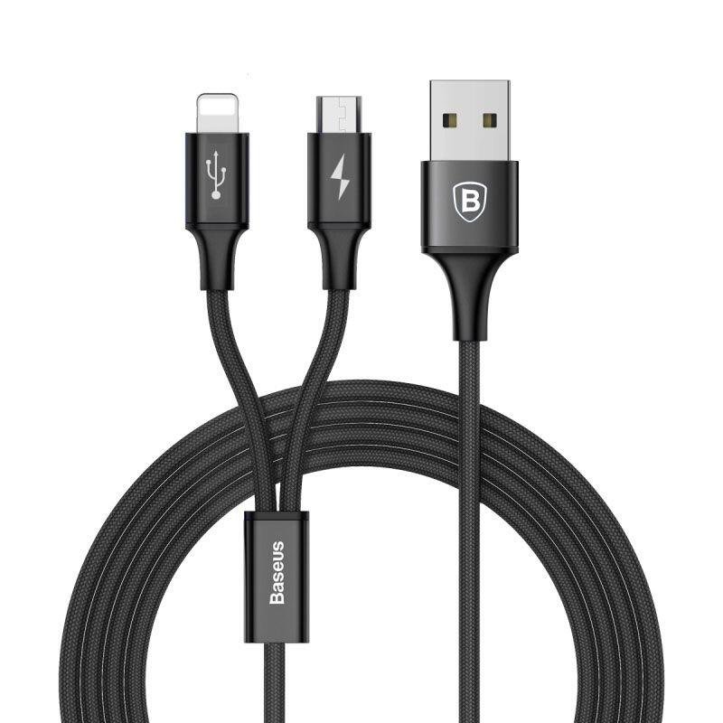 Cable USB 2 en 1 3A 1,2 m | ViamoMas