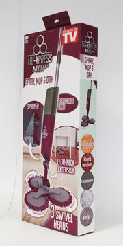 Mopa triple con spray y microfibra