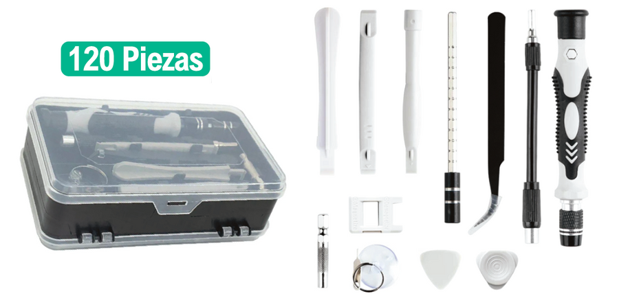 Estuche de destornilladores de precisión 120 pcs