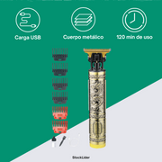 Maquinilla cortapelo USB-C Diseño Dragón