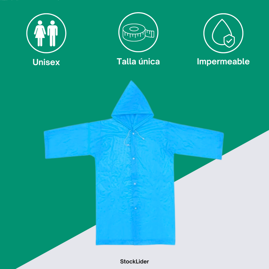 Chubasquero adulto impermeable EVA