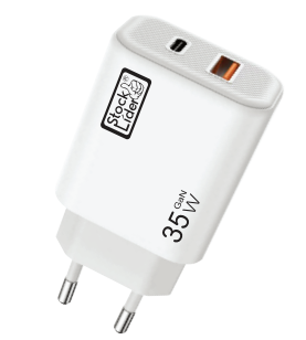 Cargador USB + Tipo C rápido y compacto