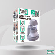 Cepillo con dispensador para limpiar fácil