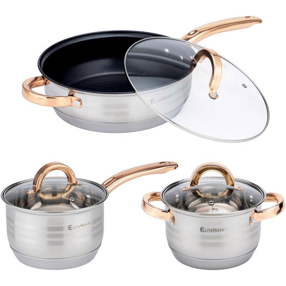 Batería de Cocina 12 Piezas Inducción