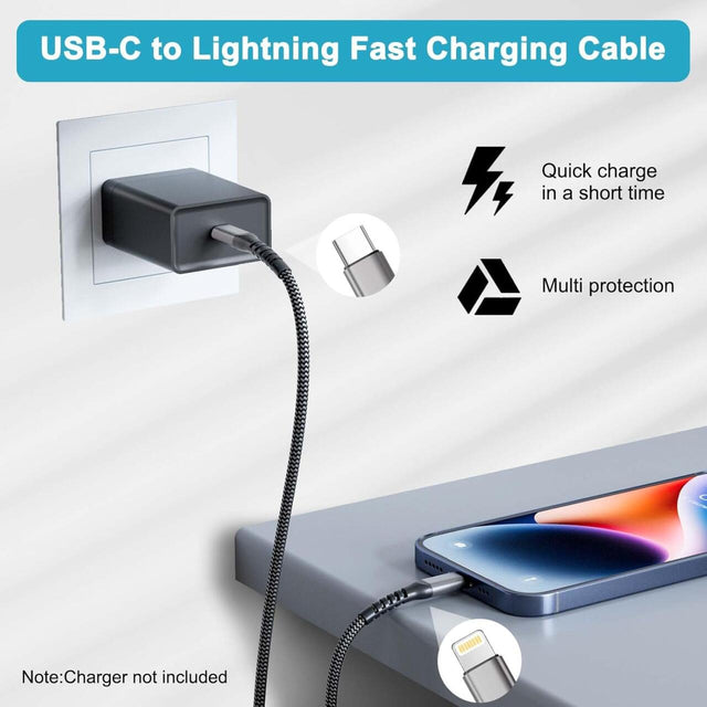 Cable USB-C a Lightning 1.2m | ViamoMas