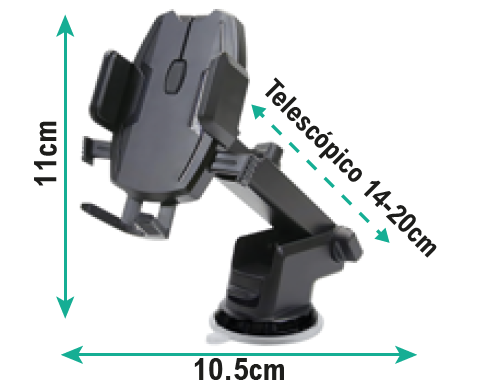 Soporte móvil coche con brazo ajustable