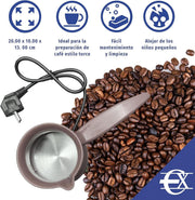 Cafetera 0.5L compacta para café diario