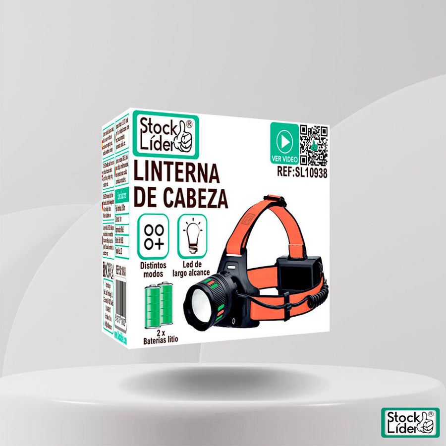 Linterna de cabeza potente