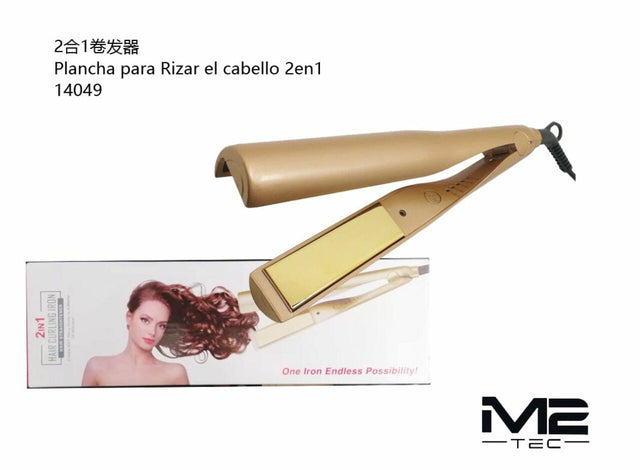 Plancha para Rizar 2 en 1 Profesional