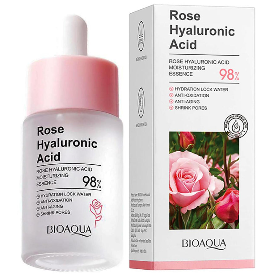 Esencia de Rosa con Ácido Hialurónico 30 ml