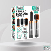Cepillo secador 5 en 1 para alisar y dar volumen