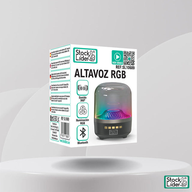 Altavoz RGB Bluetooth 5.4 con luces LED