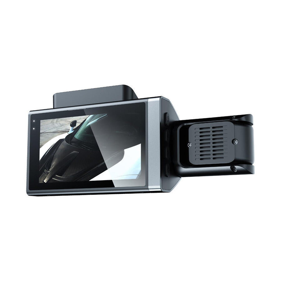 Cámara DVR coche dual 1296p con LCD 3”