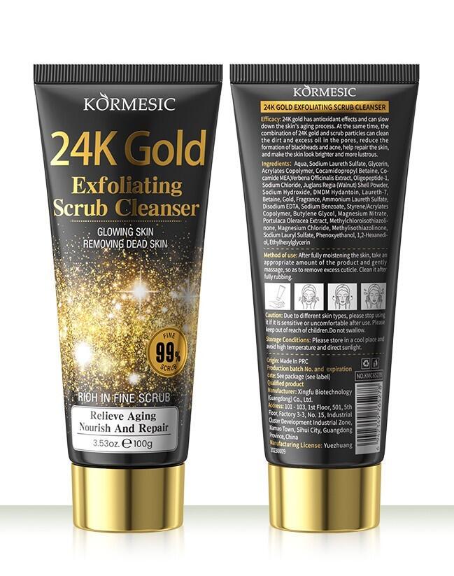 Limpiador Facial Exfoliante 24K 100ml