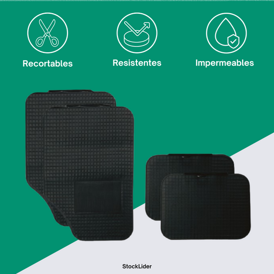Alfombrillas de goma para coche universales