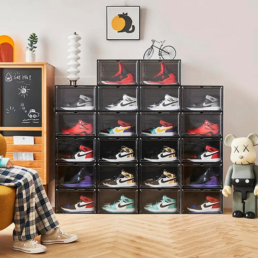 Sneakers ordenados, a la vista