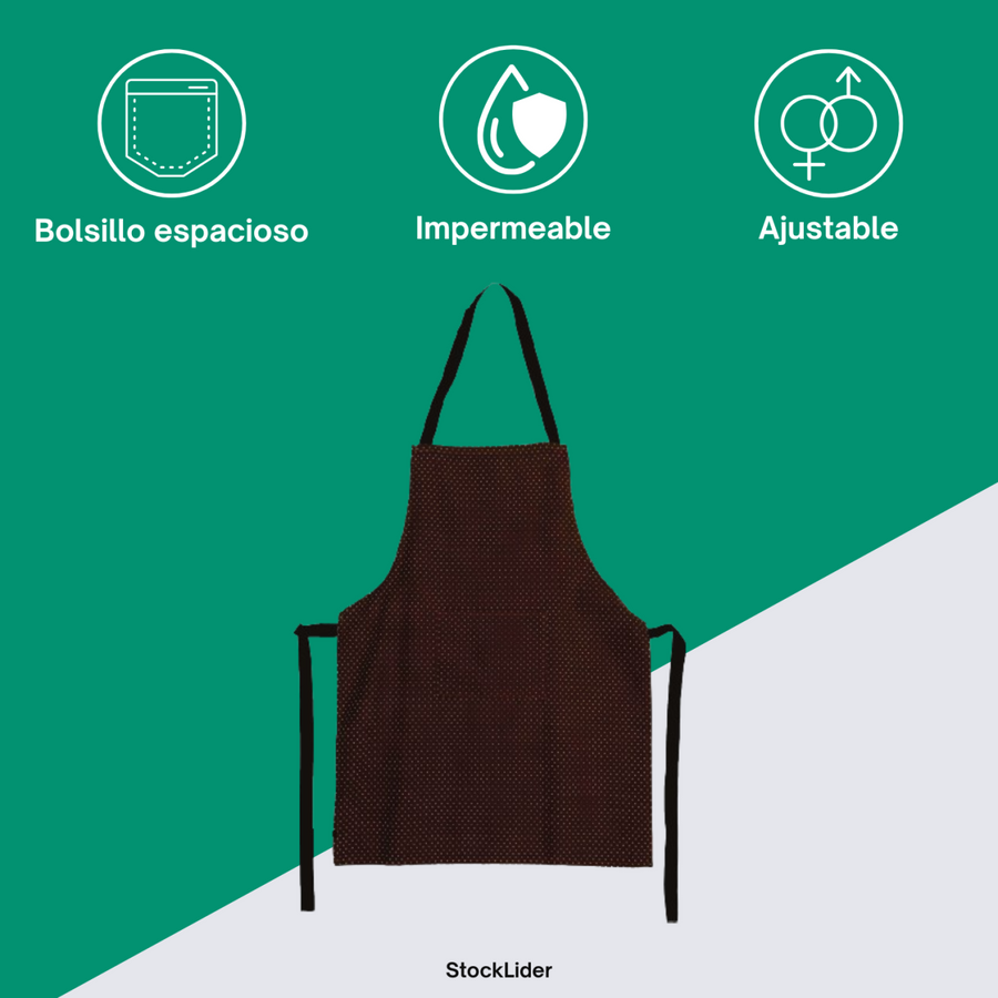 Delantal de lunares ajustable | ViamoMas
