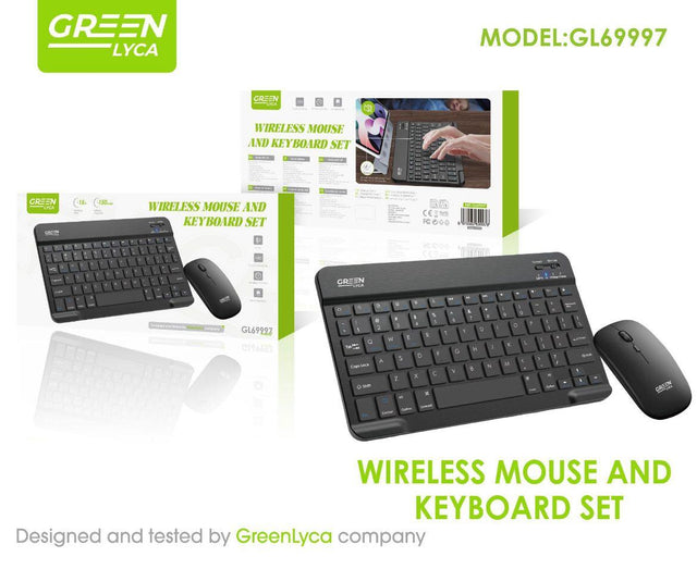 Teclado y Ratón Inalámbricos Bluetooth