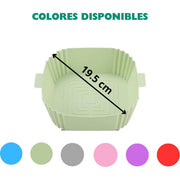Bandeja silicona de aire para freidora