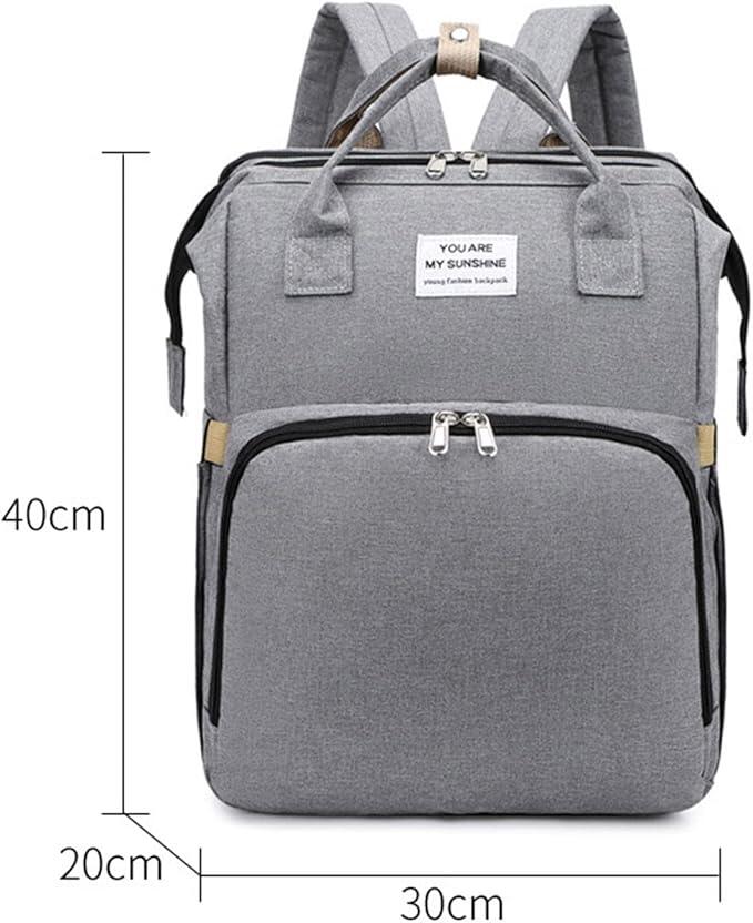 Mochila pañales con cuna plegable bebé