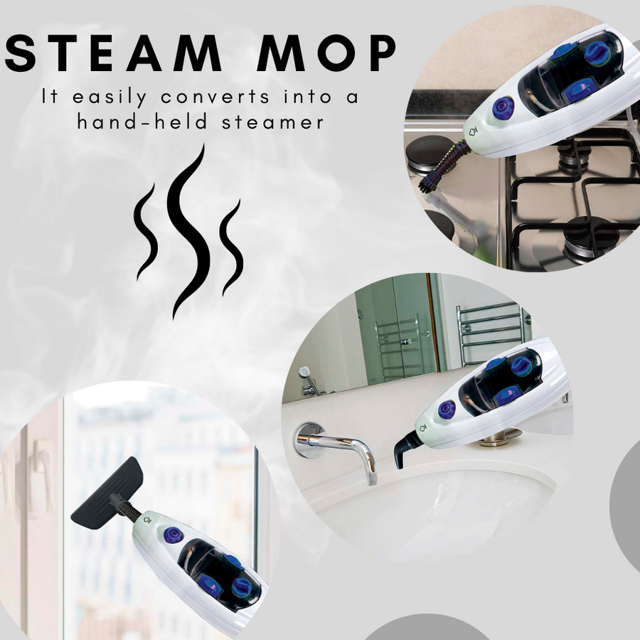 Mopa a vapor multifunción 2 en 1
