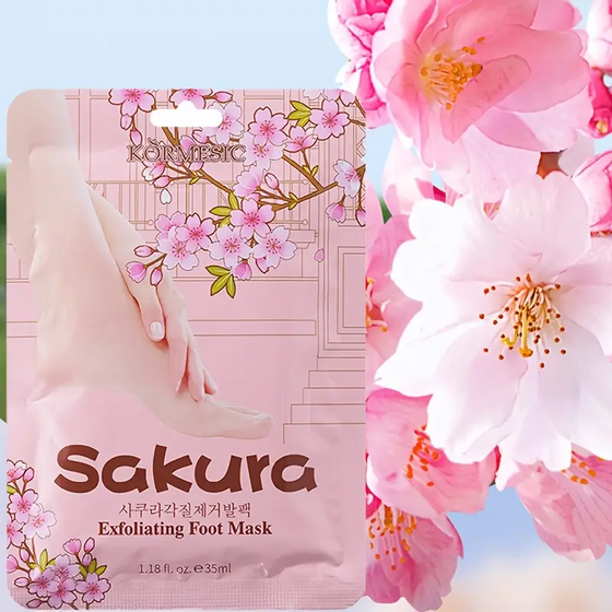 Mascarilla exfoliante pies Sakura | ViamoMas