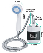 Ducha portátil recargable para casa y viaje