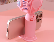 Ventilador portátil con soporte móvil