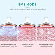 Masajeador antiarrugas facial 7 luces