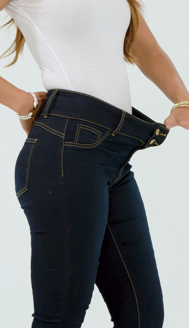 Leggings efecto jeans elásticos para mujer