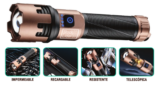 Linterna súper potente recargable | ViamoMas