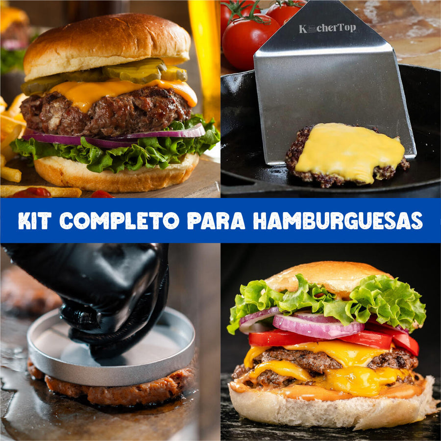 Smash Burger Kit para hamburguesas smash
